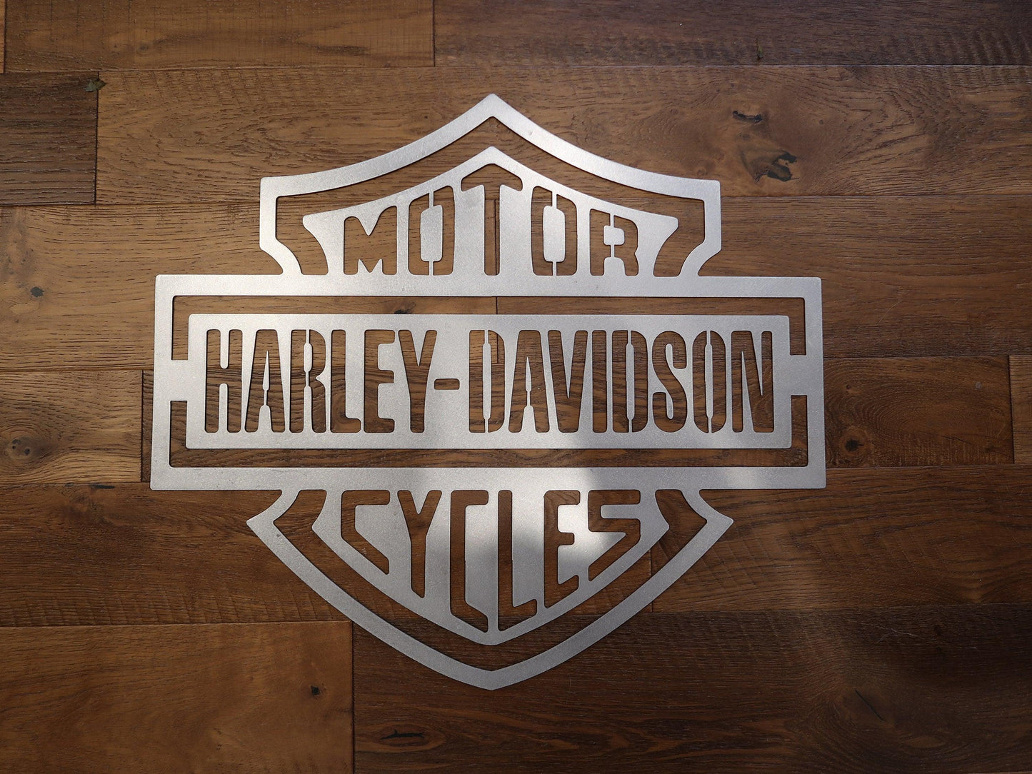 Harley Davidson Metal Sign, Man Cave/Garage Decor - properfabrication