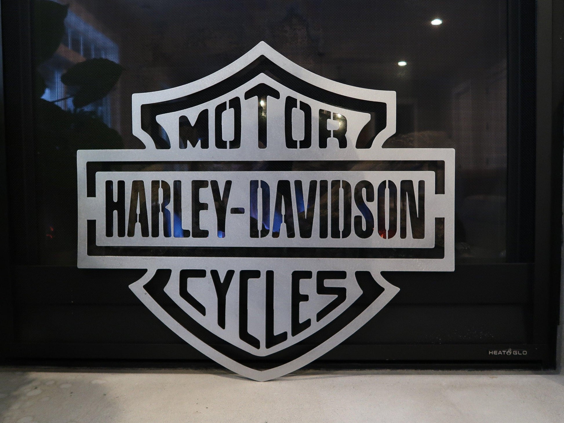 Harley Davidson Metal Sign, Man Cave/Garage Decor - properfabrication