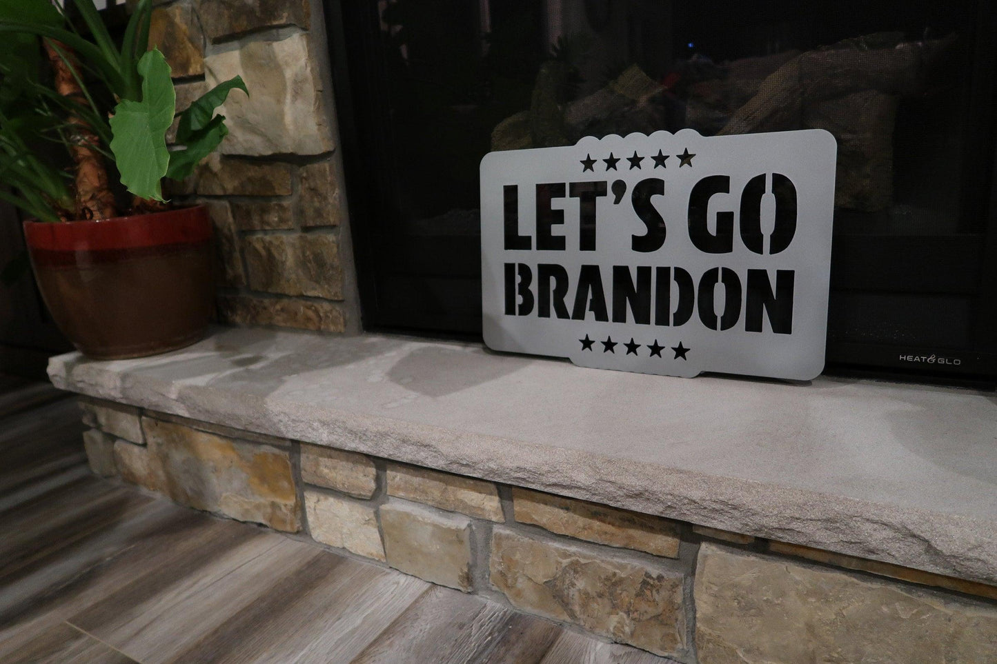 Let's Go Brandon Sign Metal Sign - properfabrication