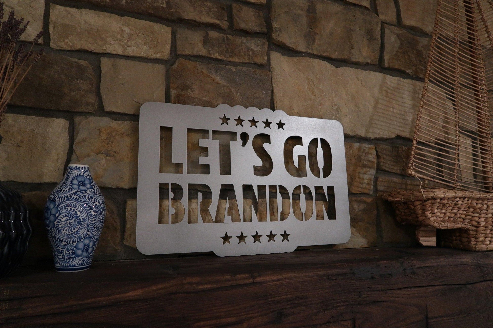 Let's Go Brandon Sign Metal Sign - properfabrication