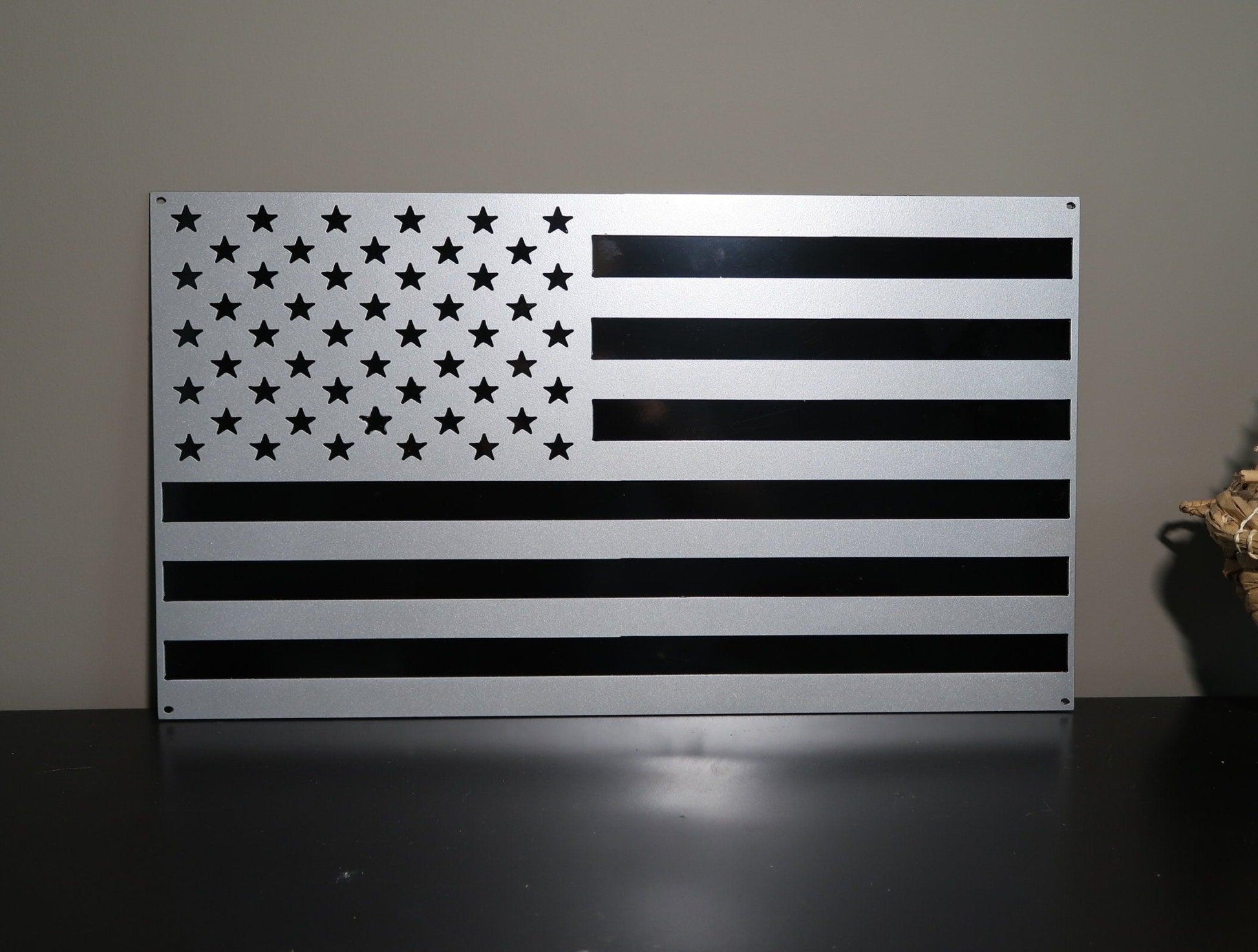 American Flag Wall Art, Patriotic Home/Office Decor - properfabrication