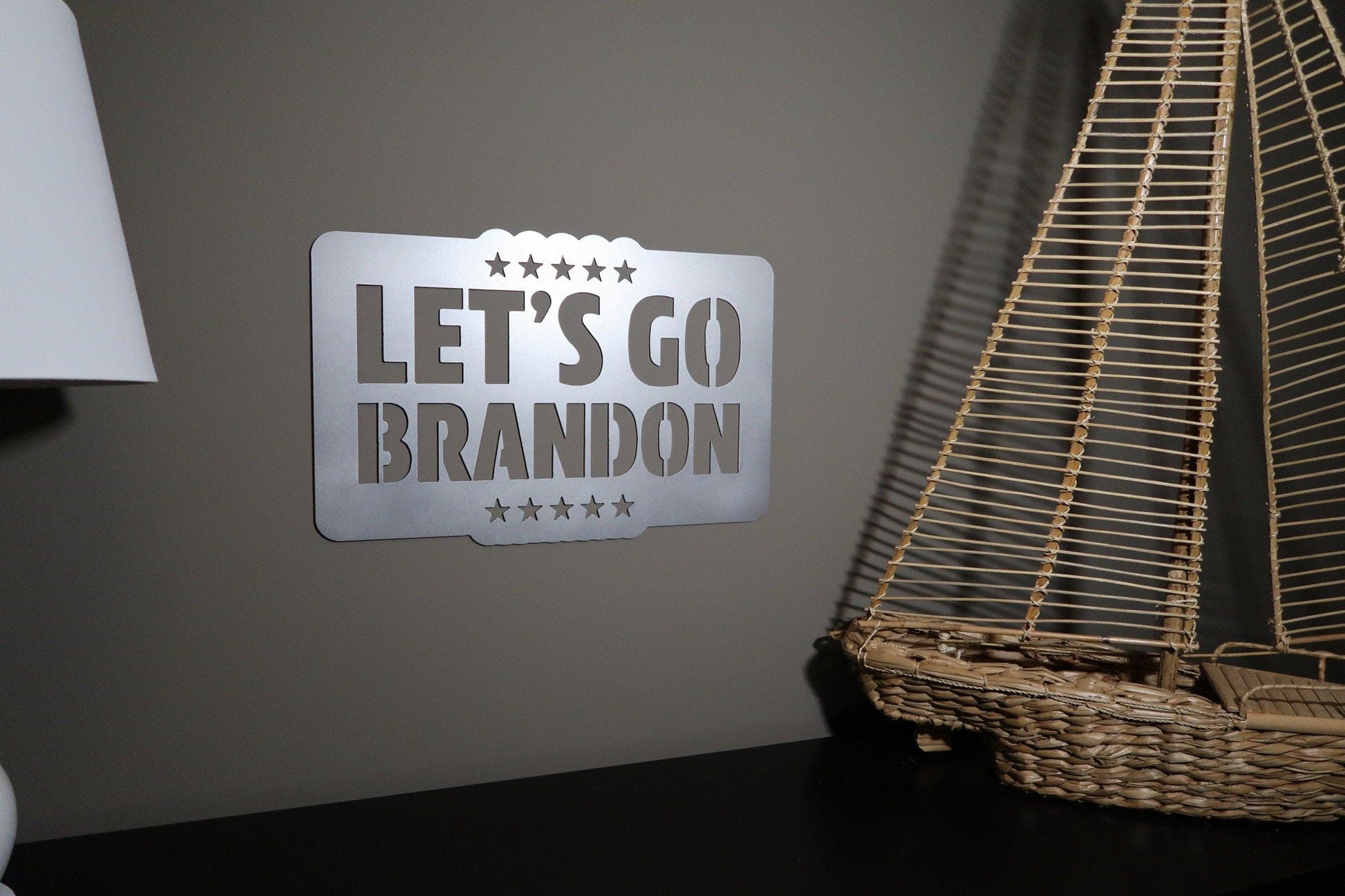 Let's Go Brandon Sign Metal Sign - properfabrication